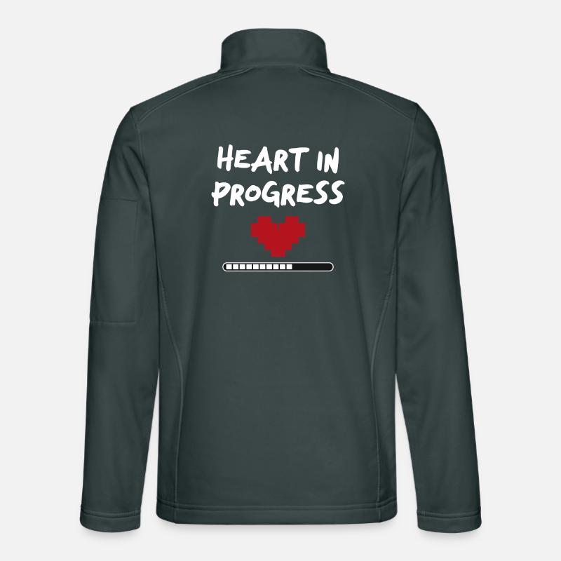 HEART IN PROGRESS Statement Unisex Softshelljacke