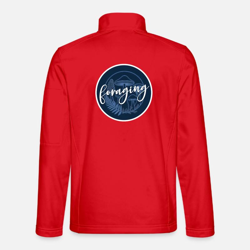 FORAGING MUSHROOM COTTAGECORE Unisex Softshell Jacket