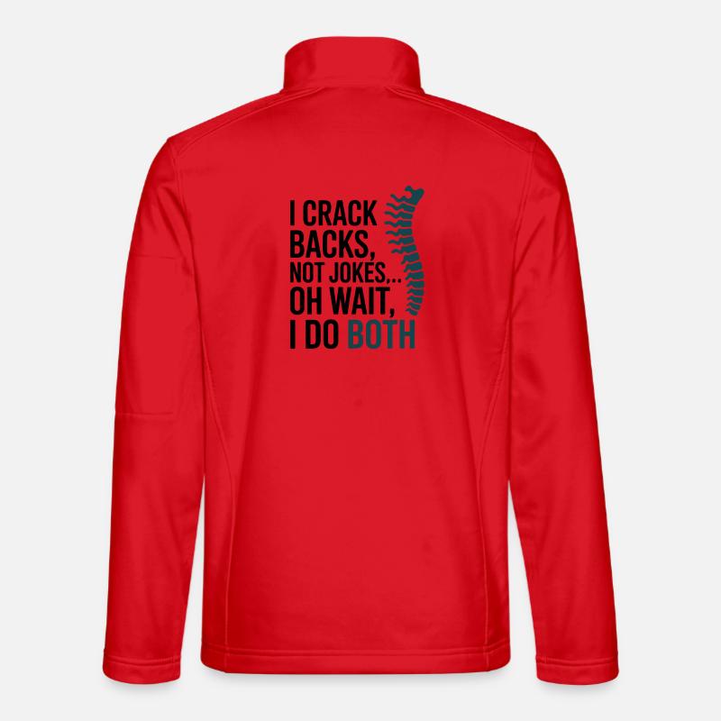 Chiropraktiker Crackbacks Professioneller Experte - Unisex Softshelljacke - Rot