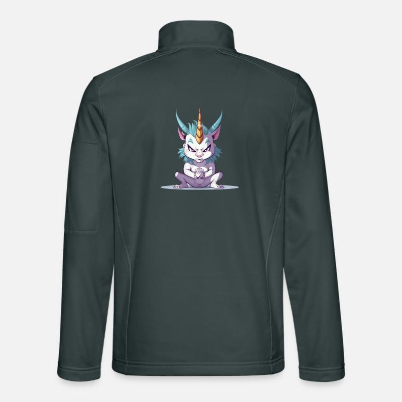 Angry Unicorn Unisex Softshell Jacket