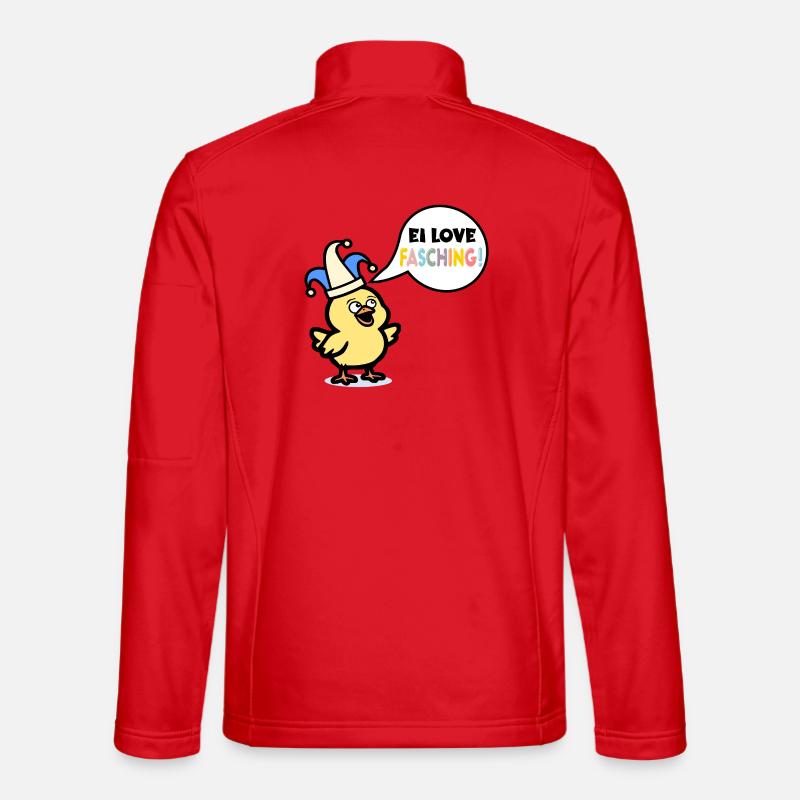 Egg Carnival Chickens Costumes - Unisex Softshell Jacket - red