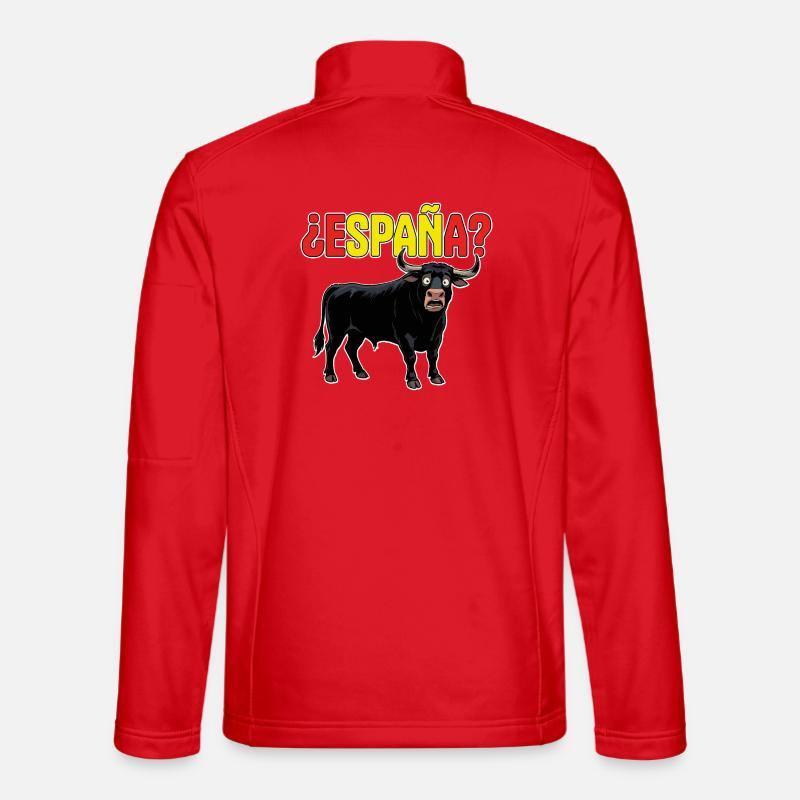Toro Spanien? - Unisex Softshelljacke - Rot