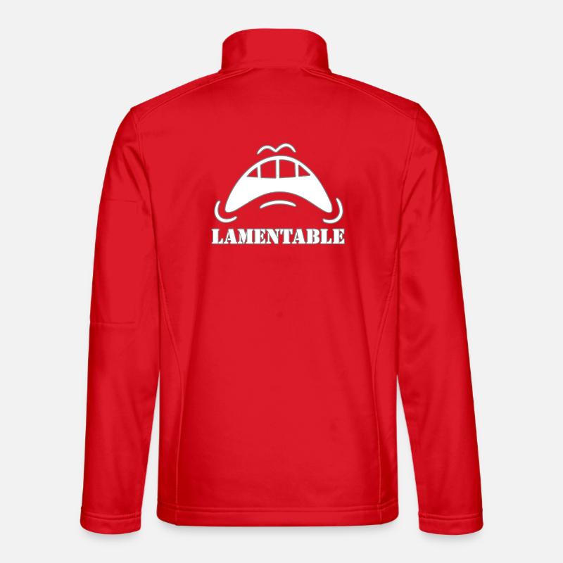 LAMENTABLE - Unisex Softshell Jacket - red