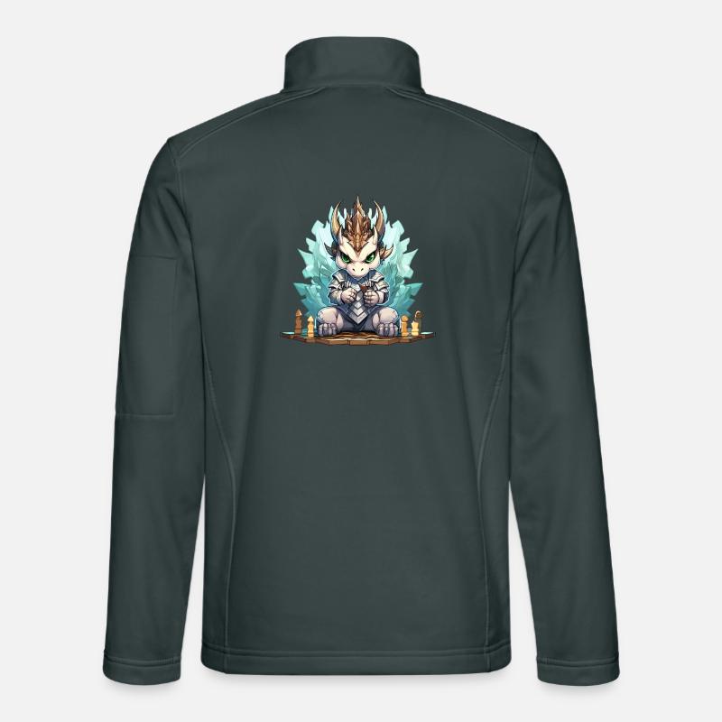 Couronne de Cristal du Chevalier Dragon de Glace Veste en tissu softshell Unisexe