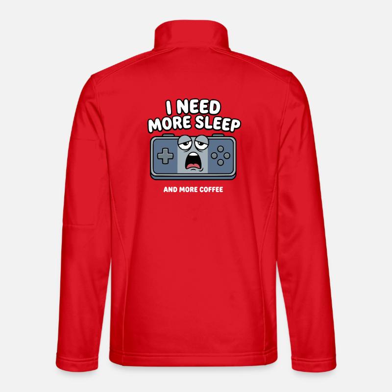 Lack of Sleep Gaming Controller Unisex Softshell Jacket