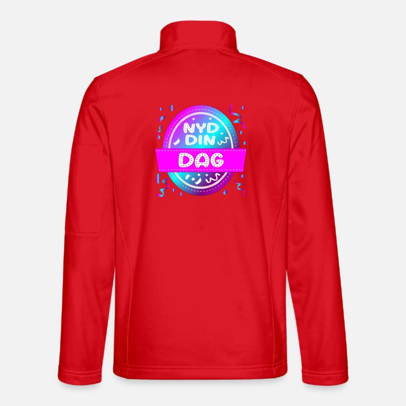 Enjoy your day - Unisex Softshell Jacket - red