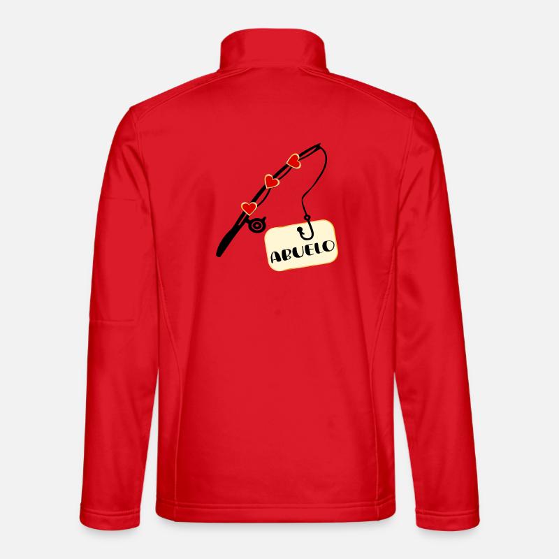 Grand-père pêcheur espagnol Veste en tissu softshell Unisexe