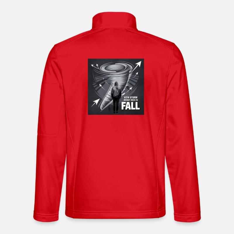 Kein Sturm Bringt Mich Zu Fall Unisex Softshelljacke