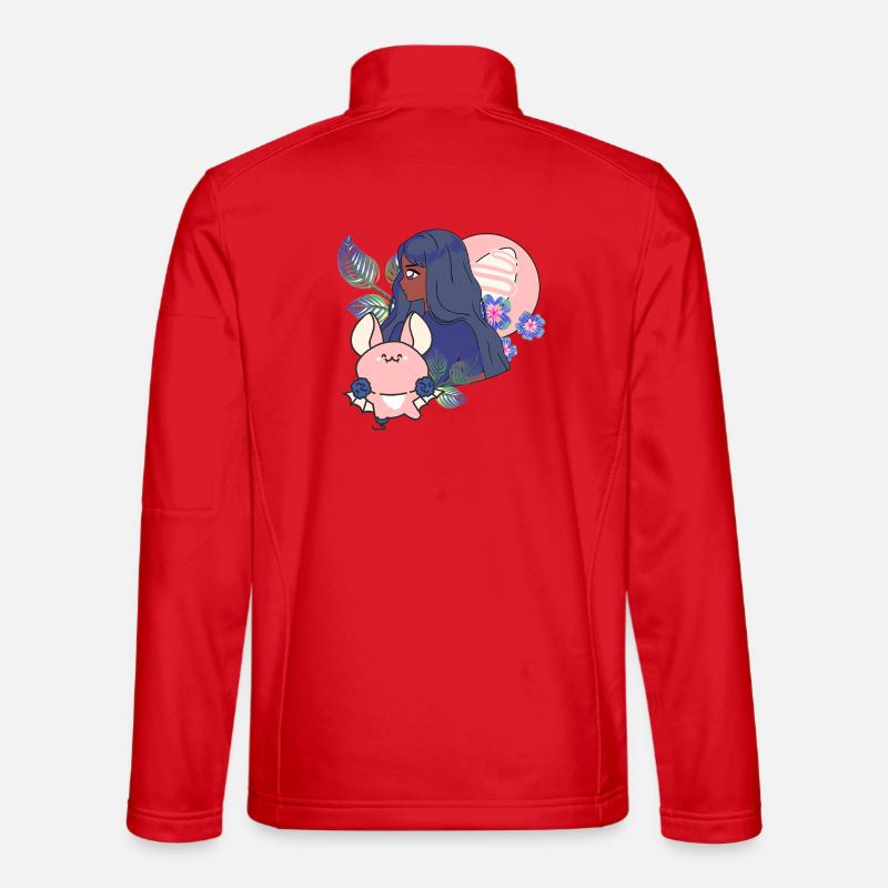 Kawaii Bat & Magical Prosthetic Unisex Softshell Jacket