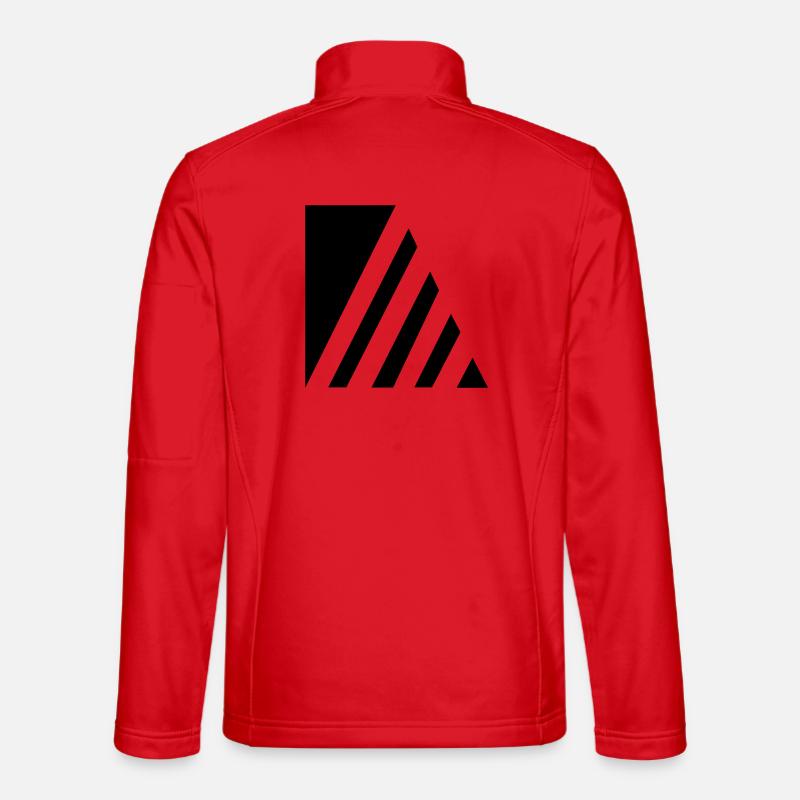 Stylish strokes - Unisex Softshell Jacket - red