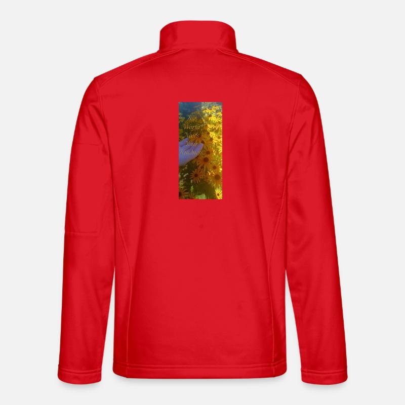 Positive Botschaft  - Unisex Softshelljacke - Rot