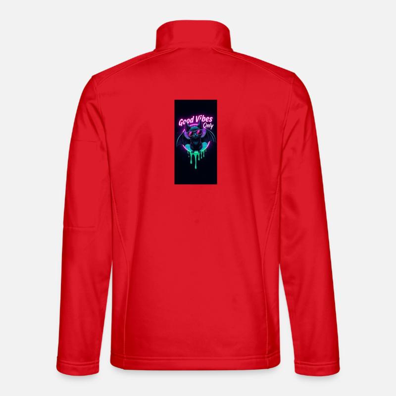 Neon Bat - Unisex Softshelljacke - Rot