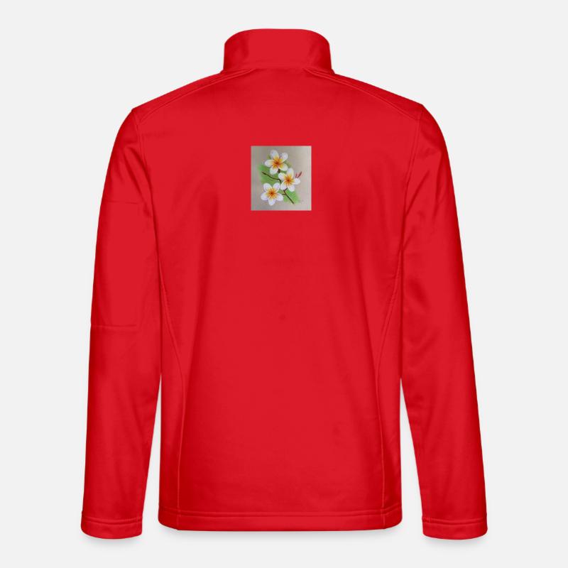 Blume - Unisex Softshelljacke - Rot