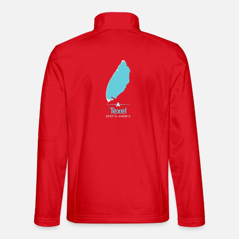 Texel | Design map - Unisex Softshell Jacket - red