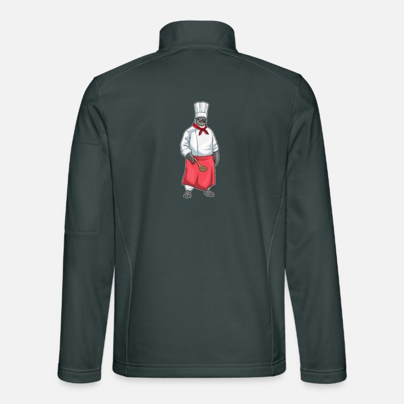 Pinguin Koch Kochlöffel Kochen Unisex Softshelljacke