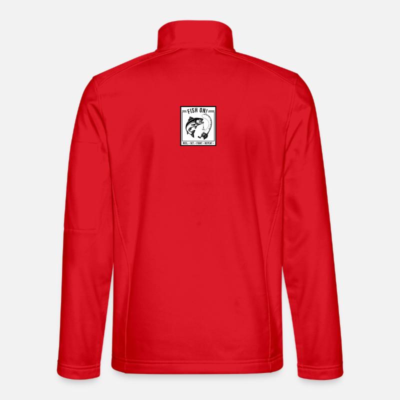 Fish On! - Unisex Softshell Jacket - red