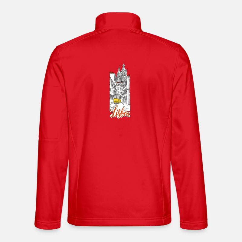 Lissabon - Unisex Softshelljacke - Rot