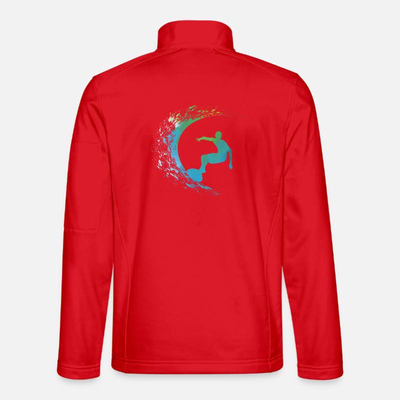 Surf Surfer - Unisex Softshelljacke - Rot