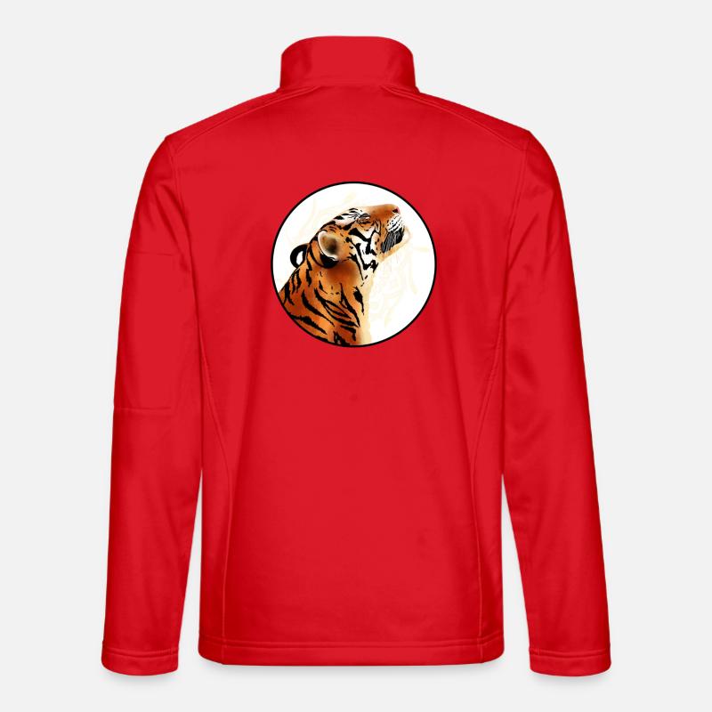 Tiger smiling Unisex Softshelljacke
