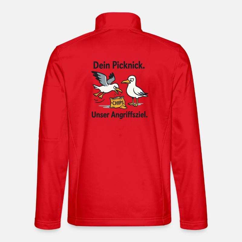 Dein Picknick Unser Angriffsziel Unisex Softshelljacke