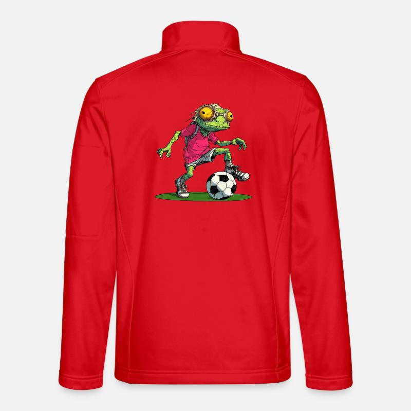Chameleon Football - Unisex Softshell Jacket - red