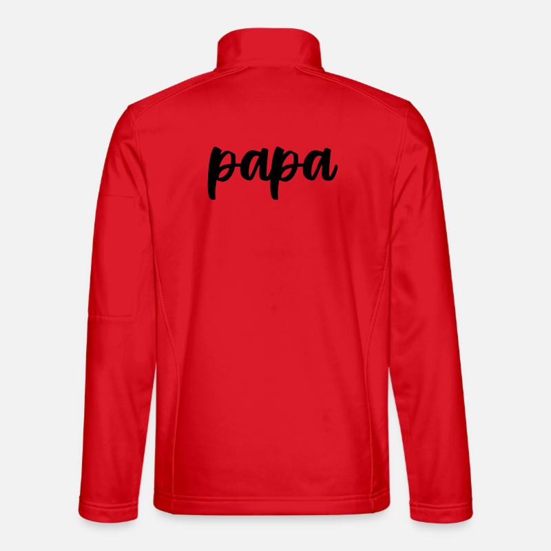 dad - Unisex Softshell Jacket - red