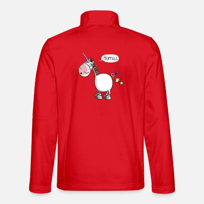 Hoppala Einhorn Unisex Softshelljacke
