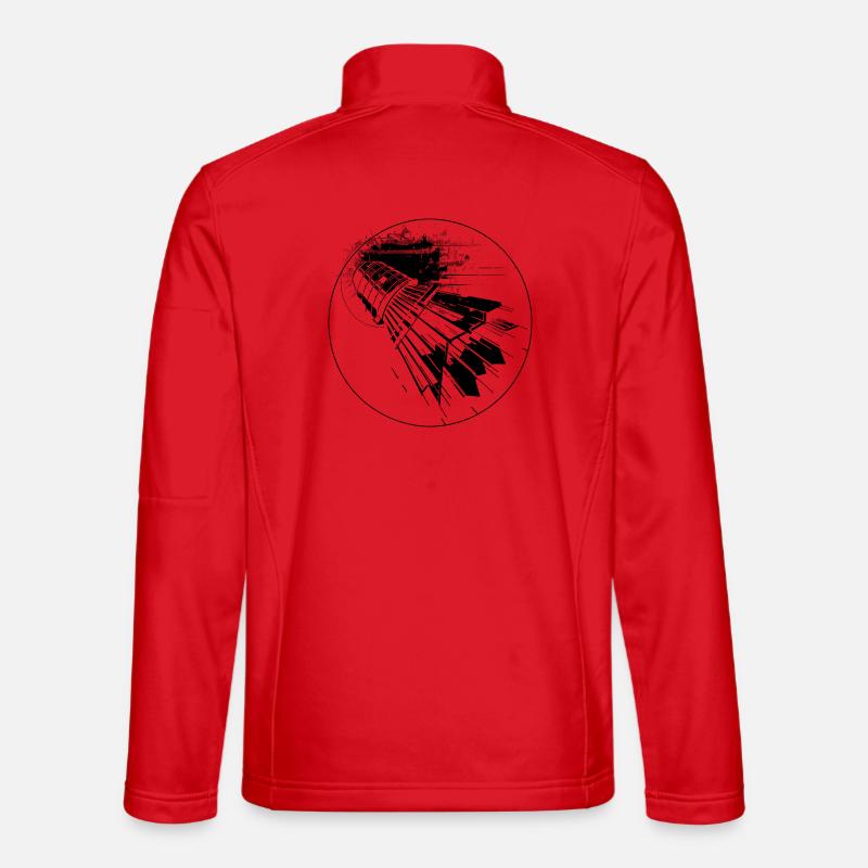 Shuttlecock - Unisex Softshell Jacket - red