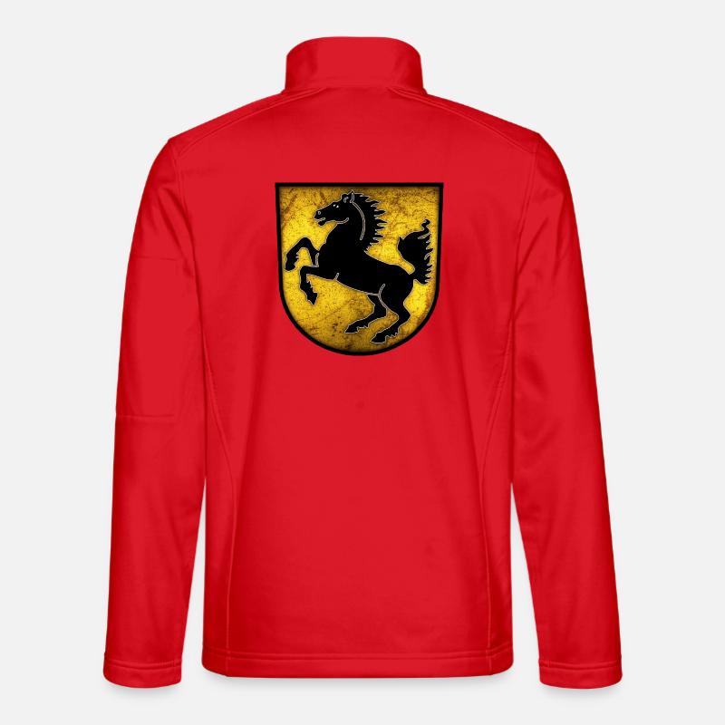 Stuttgart - Stuttgart Coat of Arms - Unisex Softshell Jacket - red