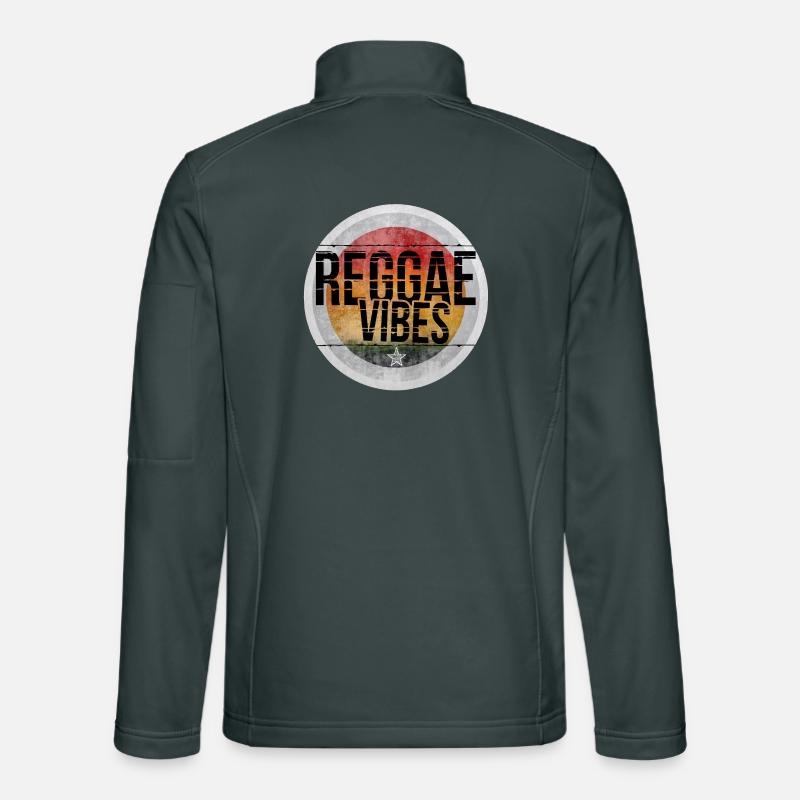 Reggae Vibes Retro Design Unisex Softshelljacke