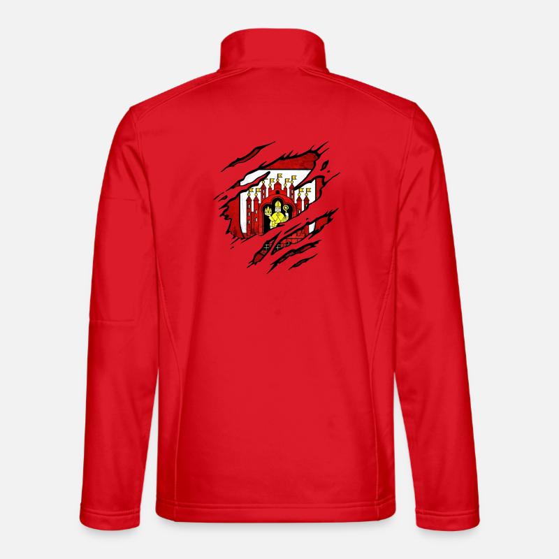 Grudziądz - Polen - Unisex Softshelljacke - Rot