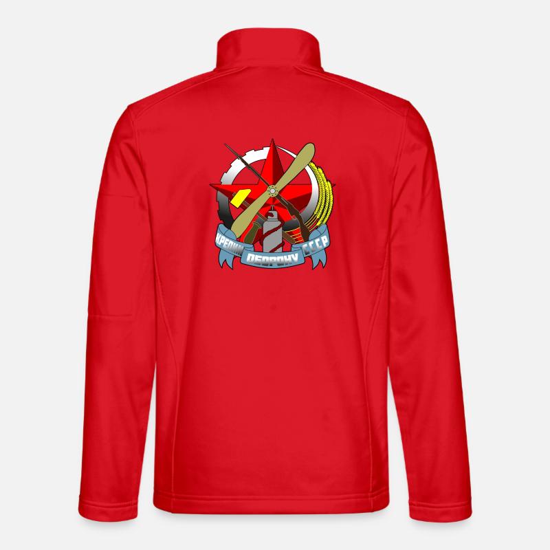 Russland - Unisex Softshelljacke - Rot