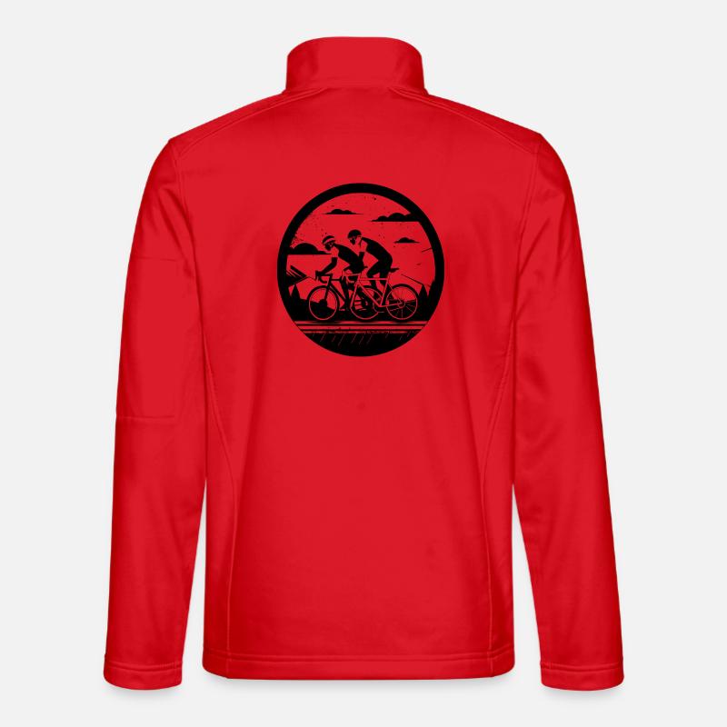 Cycling - Unisex Softshell Jacket - red