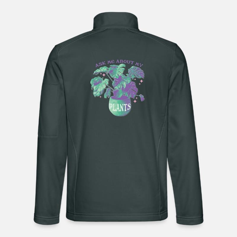Ask Me About My Plants Unisex Softshell Jacket