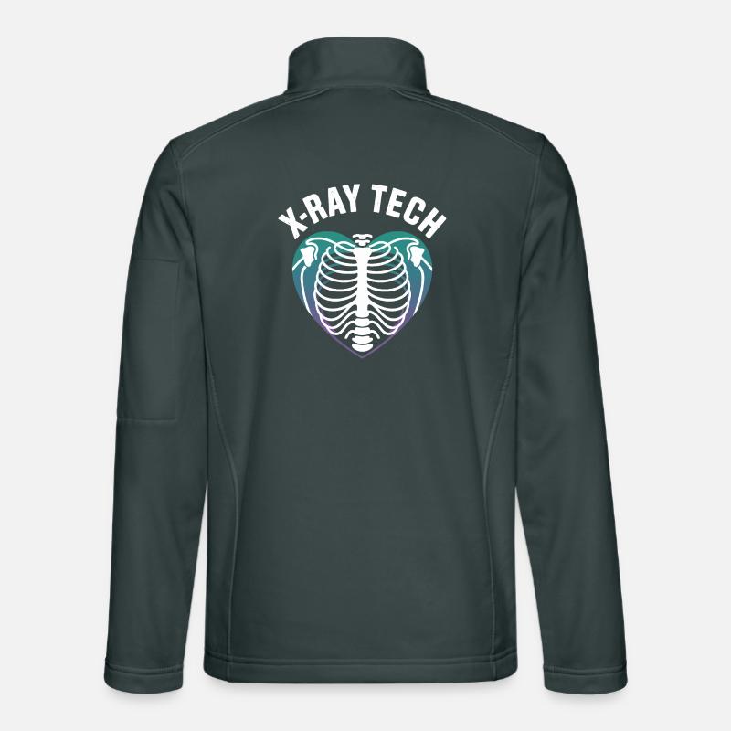 X-Ray Tech Cardiac X-Ray Print Unisex Softshell Jacket