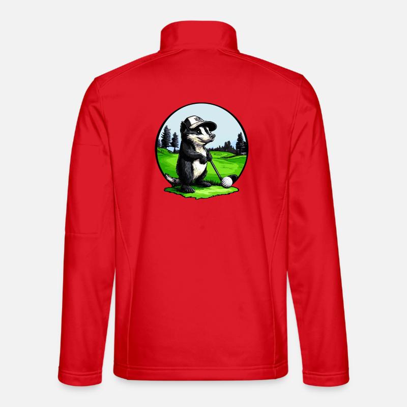 Golf Stinktier - Unisex Softshelljacke - Rot