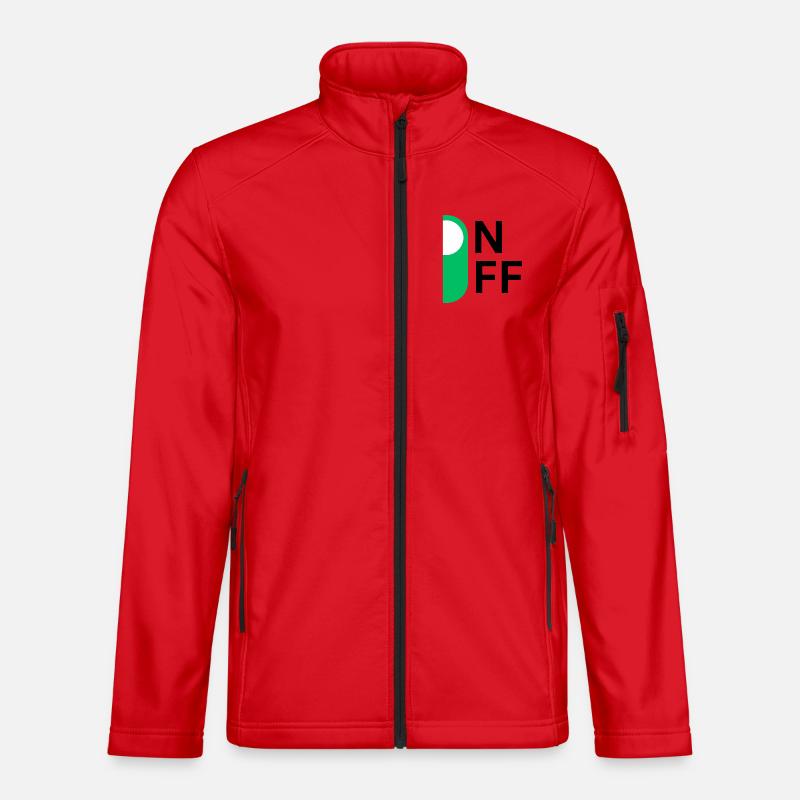 ON/OFF mode - Unisex Softshell Jacket - red
