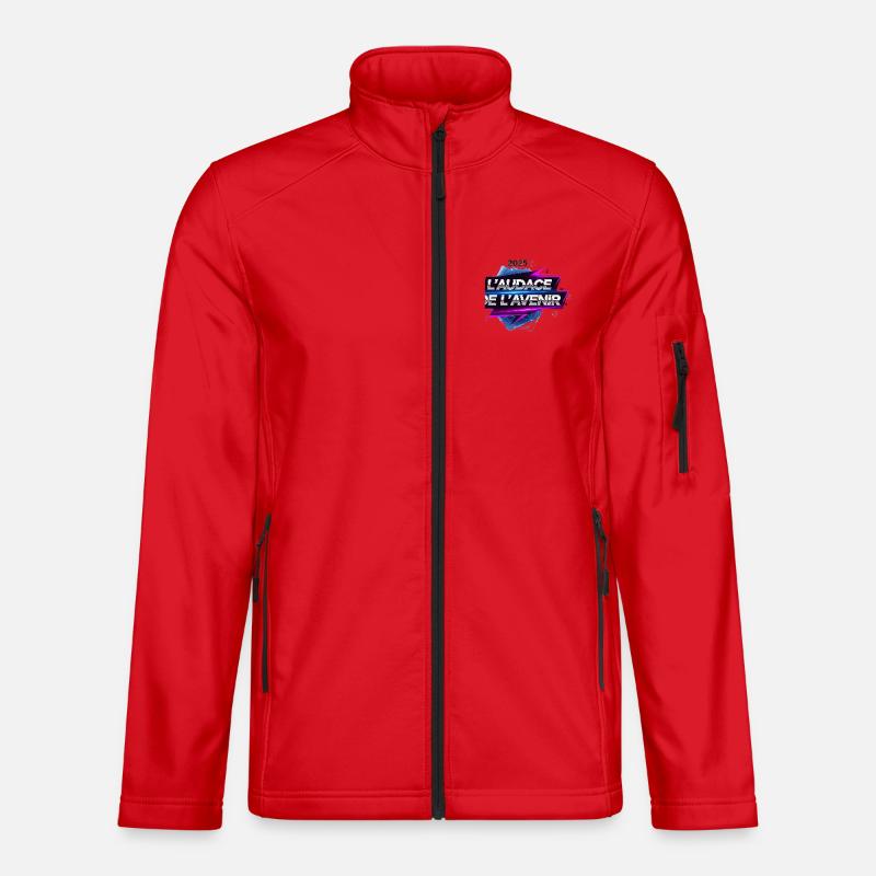 Die Kühnheit der Zukunft 2025 Unisex Softshelljacke