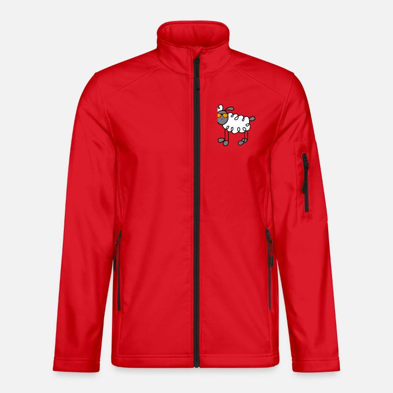 Cool Sheep - Unisex Softshelljacke - Rot
