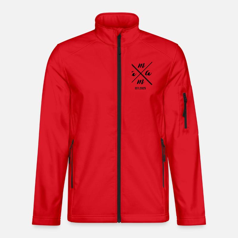 Mama Established 2025 – Conception de cadeaux minimalistes Veste en tissu softshell Unisexe