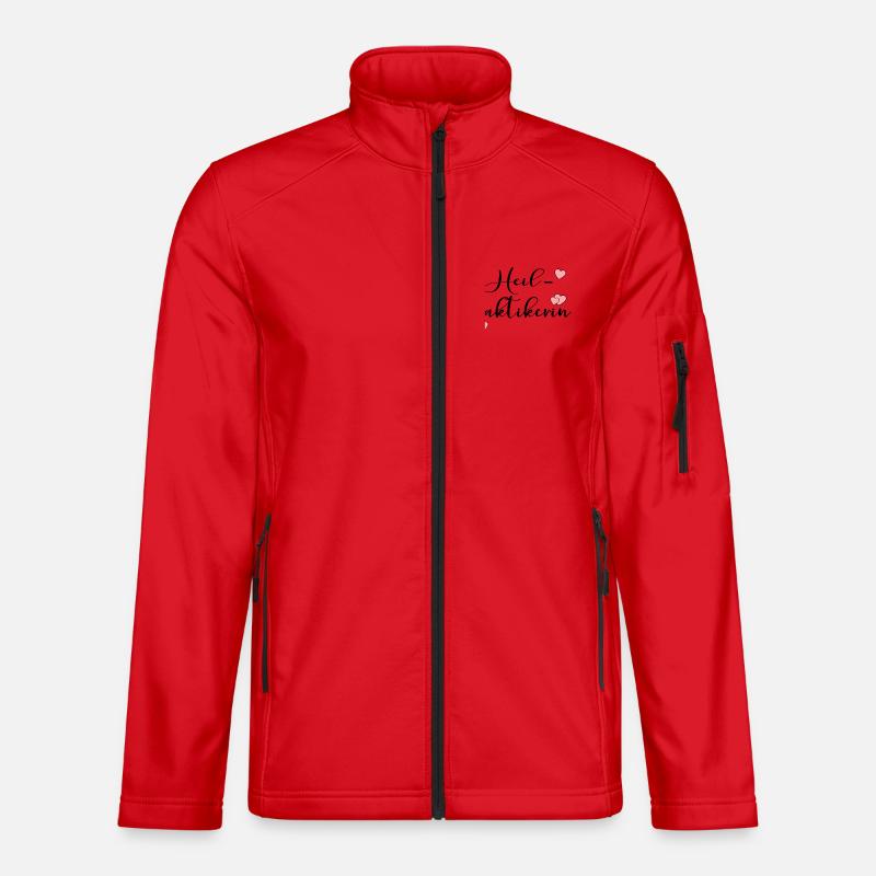 BERUFUNG HEILPRAKTIKERIN - Unisex Softshelljacke - Rot