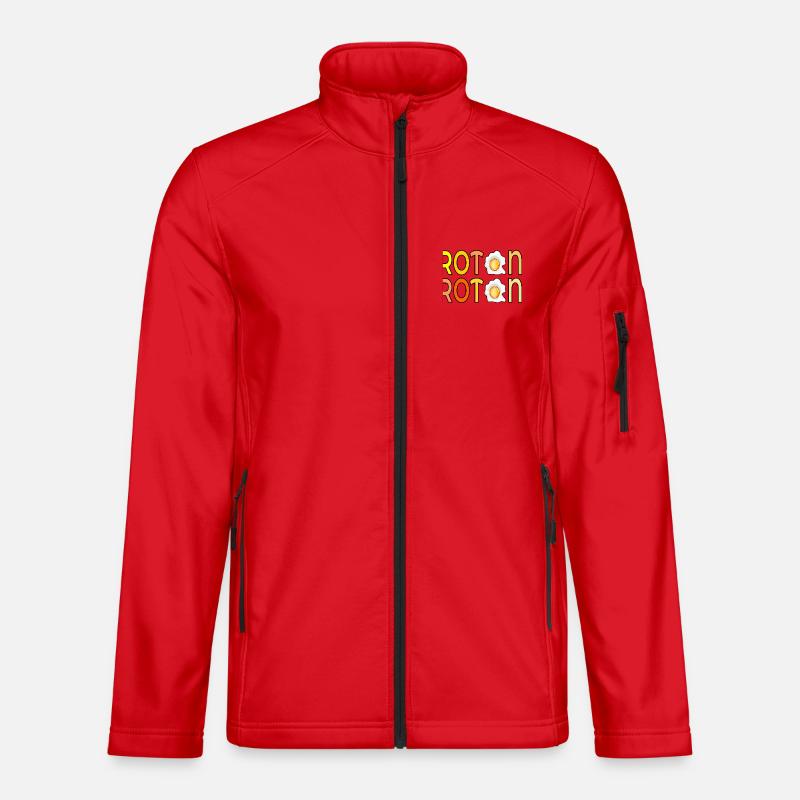 PROTEIN SPIEGELEIER EIER - Unisex Softshelljacke - Rot