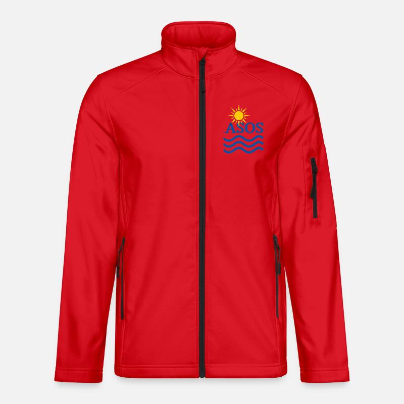 Kasos Sun and Waves Unisex Softshell Jacket