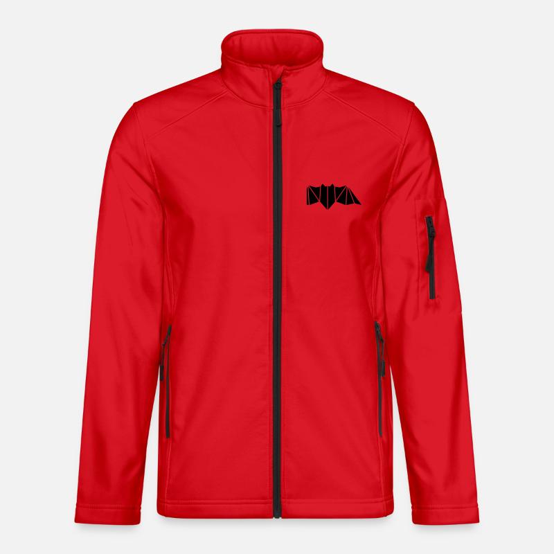 fledermausflaeche - Unisex Softshell Jacket - red