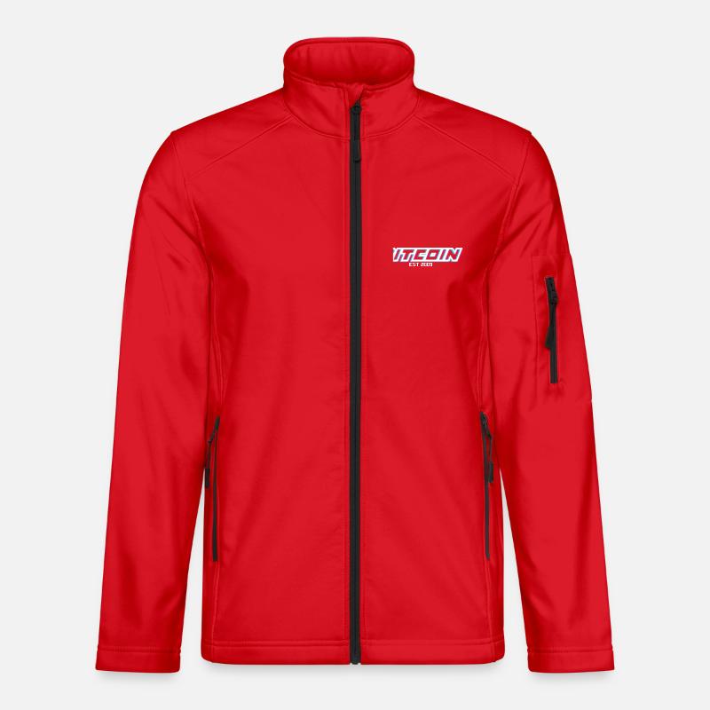 Bitcoin est 2009 - Variant - Unisex Softshelljacke - Rot