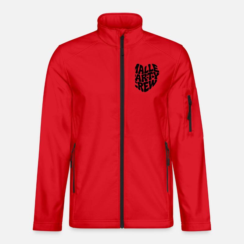 Malle Party Crew - Unisex Softshelljacke - Rot