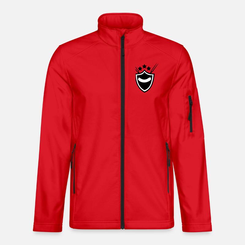 Grillwurst - Unisex Softshelljacke - Rot