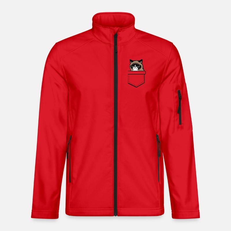 grumpy - Unisex Softshell Jacket - red