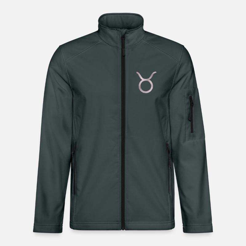 Stier Silhouette Unisex Softshelljacke