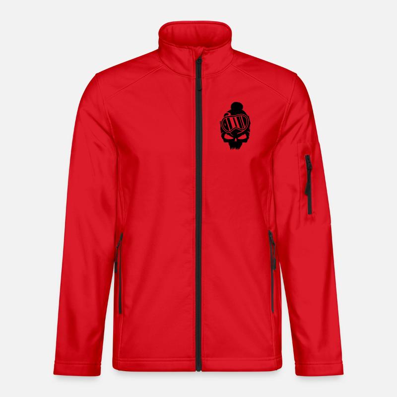 Snowboard Skull mit Snowboard Brille Unisex Softshelljacke